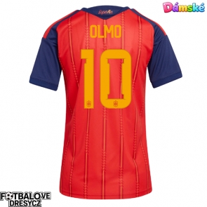 Španělsko Dani Olmo #10 Dámské Domácí Dres MS 2026 Krátký Rukáv